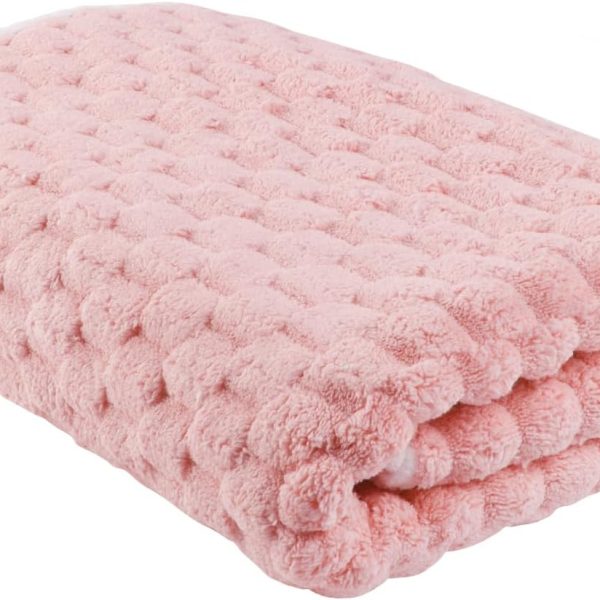 Bath Towel Large,55 x 27 Inches,Ultra Soft and Breathable Bathroom Towel,Lint-Free,Quick Dry,Skin-Friendly and Lightweight,Perfect for Bathroom,Shower,Gym and Beach, Pink