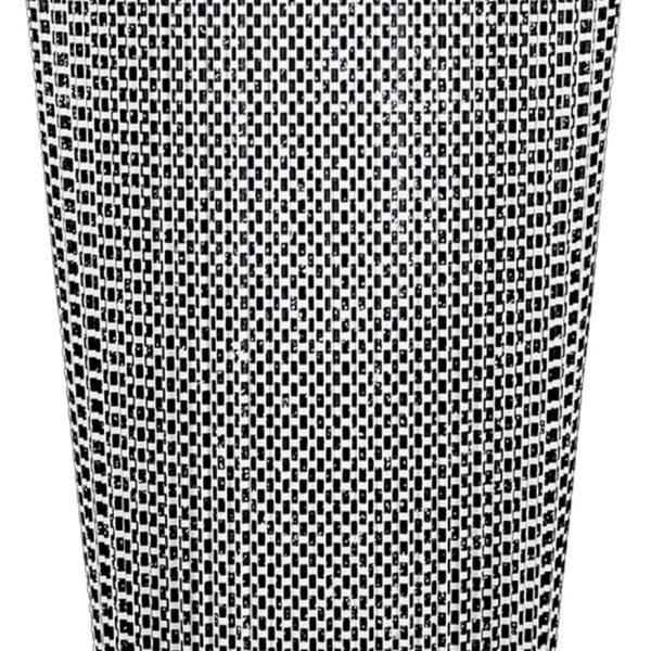 [85 SET] 16 oz Disposable Coffee Cups, Insulated Ripple Double-Walled Paper Cups with Lids, Black and White Geometric, Drinking Cups for Tea Hot Chocolate Drinks To go coffee cups